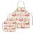 cheap Accessories-Mommy and Me Cute Flamingos Animal Print Apron Blushing Pink Casual Daily Family Photo Matching Outfits