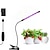 abordables Luces de cultivo para plantas-luces de cultivo led lámpara de crecimiento regulable 10w 20w 30w con enchufe para plantas de escritorio oficina en casa invernadero vegetal 20-40-60-80 cuentas led 1 juego