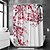 cheap Shower Curtains Top Sale-Shower Curtain With Hooks Suitable For Separate Wet And Dry Zone Divide Bathroom Shower Curtain Waterproof Oil-proof Floral / Botanicals