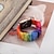 رخيصةأون عصابات Apple Watch-حزام إلى Apple Watch 38mm 40mm 41mm 42mm 44mm 45mm 49mm iwatch Series Ultra 8 7 6 SE 5 4 3 2 1 القماش إستبدال حزام نساء مطاط قابل للبسط فرقة سكرانشي معصمه