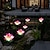 Недорогие Подводное освещение-солнечные фонари открытый водостойкий светодиодный светильник для пруда лотоса красочный меняющий цвет бассейн пейзаж сад декоративный свет
