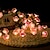 economico Strisce LED-ha condotto la luce della stringa 2/3/4 m led fiore di pesco luci della stringa di fata a batteria 20/30/40 led di natale all&#039;aperto a forma di fiore giardino di nozze lampada della stringa decorativa