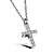 cheap Necklaces &amp; pendants-cross necklace simple retro short cross necklace, creative clavicle chain, diamond pendant pendant,