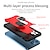 billiga iPhone-fodral-telefon fodral Till Apple Skal iPhone 14 Pro Max 14 Plus 13 12 11 Pro Max Mini X XR XS Ringhållare Rustning Dammtät Solid färg TPU