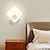 זול פמוטי קיר-מנורות קיר מודרניות led מנורות קיר פמוטים לחדר שינה חנויות/בתי קפה תאורת קיר אקרילית 220-240v 18 w