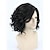 cheap Costume Wigs-Black Wigs For Women Men‘s Wig Black Short Curly Hair Fluffy Cosplay   Party Wig Halloween Wig
