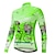 abordables Maillots de mujer-21Grams Mujer Maillot de Ciclismo Manga Larga Bicicleta Maillot Camiseta con 3 bolsillos traseros MTB Bicicleta Montaña Ciclismo Carretera Transpirable Dispersor de humedad Cremallera delantera Suave