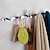 cheap Robe Hooks-Brass Robe Hook Wall Mount Entryway Storage Rack for Jackets Coats Hats Scarves - 4 Hooks Contemporary Chrome