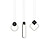 Недорогие Островные огни-светодиодный подвесной светильник островной светильник современный прикроватный светильник круглый квадратный прямоугольник металлический стиль геометрический минималистский окрашенная отделка современный 110-120В 220-240В