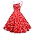 cheap Historical &amp; Vintage Costumes-Retro Vintage 1950s Vintage Dress Swing Dress Flare Dress Women&#039;s Carnival Casual Daily Dress