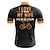 billige Klærsett for menn-21Grams Herre Sykkeljersey med bib-shorts Kortermet Fjellsykling Veisykling Vinter Svart Rød Blå Grafisk Sykkel Treningsdrakt 3D Pute Pustende Hurtigtørkende Tilbake Lomme Polyester Spandex sport
