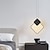 billiga Belysning för köksön-led taklampa ö-ljus modern sänglampa rund fyrkantig rektangel metallstil geometrisk minimalistisk målad finish samtida 110-120v 220-240v