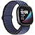 tanie Paski do zegarków Fitbit-1 pcs Inteligentny pasek do zegarka na Fitbit Versa 3 / Sense Nylon Inteligentny zegarek Pasek Regulowany Elastyczny Oddychający Pasek sportowy Zastąpienie Mankiet