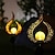 baratos Luzes e lanternas de caminho-Ramadã eid luzes ao ar livre luzes solares à prova d&#039; água led pátio jardim gramado lâmpada chama retro oca lâmpada de projeção de ferro forjado plugue terra iandscape lâmpada pátio ao ar livre