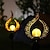 economico Illuminazione vialetto-ramadan eid luci luci solari per esterni impermeabile led cortile giardino prato lampada fiamma retro hollow lampada di proiezione in ferro battuto spina di terra iandscape lampada patio esterno