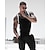 cheap Running Tee &amp; Tank Tops-Men&#039;s Workout Shirt Workout Tops Running Shirt Sleeveless Vest / Gilet Street Casual Lycra Breathable Quick Dry Lightweight Running Mountaineering Walking Sportswear White Black Activewear Stretchy