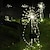tanie Światła ścieżki i latarnie-Fajerwerki światła starburst zewnętrzne słoneczne światła ogrodowe led wodoodporny pilot lampa trawnikowa ślub wakacje dziedziniec ogród szlaki dekoracyjne led lampa krajobrazowa światło ogrodowe