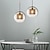 cheap Globe Design-1-Light 20 cm  LED Pendant Light Single Design Glass Lantern Electroplated Retro Industrial Style  Dining Room Living Room Light   110-120/220-240V
