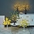baratos Iluminação Noturna &amp; Decoração-Luz de árvore de natal de folha dourada led luz de árvore de páscoa decoração de mesa para casa para casamento dia dos namorados festa de natal