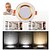 cheap LED Recessed Lights-6pcs 5 W 360 lm 10 LED Beads Easy Install Recessed LED Downlights Warm White Cold White 220-240 V Ceiling Home / Office Living Room / Dining Room