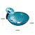 Χαμηλού Κόστους Νιπτήρες-νεροχύτης μπάνιου / βρύση μπάνιου / δακτύλιος τοποθέτησης μπάνιου νιπτήρας νιπτήρα - γυάλινο στρογγυλό νιπτήρα