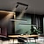 voordelige Kroonluchters-led hanglamp zwart 110 cm eilandlicht met spotlichten kroonluchter aluminium artistieke stijl moderne stijl stijlvol geschilderde afwerkingen artistiek 110-120v 220-240v