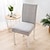 cheap Dining Chair Cover-Dining Chair Cover Stretch Chair Seat Slipcover Spandex with Elastic Bottom Protector for Dining Room Wedding Ceremony Durable Washable