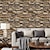 cheap Brick&amp;Stone Wallpaper-Cool Wallpapers Wall Mural 3D Brick Wallpaper for Walls Wall Covering Sticker Film Peel and Stick Removable Brown Vinyl PVC Home Décor 1000x45cm/393.7&#039;&#039;x 17.72&#039;&#039;