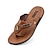 cheap Men&#039;s Slippers &amp; Flip-Flops-Men&#039;s Slippers &amp; Flip-Flops Flip-Flops Comfort Shoes Beach Outdoor Home Rubber Breathable Massage Non-slipping Loafer Yellow Brown Summer Spring