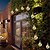 お買い得  ＬＥＤライトストリップ-屋外ソーラー led 銅線電球ストリングライト ip65 waterptoof ガーデンソーラーぶら下げライトヤードパーティーの装飾カラフルな照明 5 メートル 10 電球