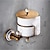 cheap Toilet Paper Holders-Toilet Paper Holders Removable Antique Ceramic/Crystal Roll Paper Holder Matte Brass 1PC