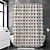 זול מקלחת וילונות Top Sale-וילון מקלחת בד עמיד למים קישוט חדר אמבטיה מודרני וגיאומטרי ומופשט 70 אינץ&#039;