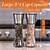 cheap Novelty Kitchen Tools-Salt and Pepper Grinder Set of 2 Adjustable Ceramic Sea Salt Grinder Pepper Grinder Shakers Pepper Mill 3 Packs Home Premium