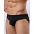 cheap Men&#039;s Exotic Underwear-Men&#039;s 3 Pack Basic Panties Briefs Brief Underwear Basic Polyester Solid Colored Mid Rise Normal Black White