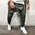 cheap Casual Pants-Men&#039;s Joggers Trousers Baggy Casual Pants Drawstring Elastic Waist Solid Color Comfort Breathable Full Length Daily Streetwear Fashion Classic Loose Fit ArmyGreen Black