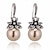 olcso Fülbevalók-gyöngy utánzat fülbevalók természetes kő kerek gyöngy fülbevalók női divat ékszerek ajándék¡ (i: ezüst)