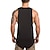 cheap Men&#039;s Active Tees &amp; Tanks-Men&#039;s Running Tank Top Workout Tank Sleeveless Vest / Gilet Summer Cotton Breathable Quick Dry Yoga Fitness Running Sportswear Activewear Black White Green