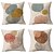 cheap Abstract Style-Modern Double Side Cushion Cover 4PC Soft Decorative Square Throw Pillow Cover Cushion Case Pillowcase for Bedroom Livingroom Superior Quality Machine Washable Outdoor Cushion for Sofa Couch Bed Chair