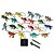 billiga Solsträngsljus-ledsträngljus 5m 20 lysdioder soldrivna strängljus jurassic dinosaurie djurljus varmvit rgb vit jul nyårs kreativ fest dekorativ 1set