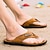 tanie Klapki i japonki męskie-Męskie Klapki i japonki Japonki Komfortowe buty Styl plażowy Na zewnątrz Dom Guma Oddychający Masaż Antypoślizgowe Mokasyny Żółty Brązowy Lato Wiosna