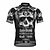 cheap Cycling Clothing-21Grams® Men&#039;s Cycling Jersey Short Sleeve Sugar Skull Skull Bike Mountain Bike MTB Road Bike Cycling Jersey Top Black Green Yellow Breathable Quick Dry Moisture Wicking Spandex Polyester Sports