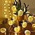 abordables Tiras de Luces LED-luces solares al aire libre led luces de cadena en forma de piña 7m 30 led luces de hadas para patio casa fiesta de bodas dormitorio cumpleaños hawaiano tropical tiki decoración (blanco cálido)