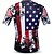 abordables Maillots Hombre-21Grams Hombre Maillot de Ciclismo Manga Corta Bicicleta Camiseta con 3 bolsillos traseros MTB Bicicleta Montaña Ciclismo Carretera Resistente a los rayos UV Transpirable Dispersor de humedad Secado