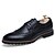 cheap Men&#039;s Oxfords-Men&#039;s Oxfords Brogue Printed Oxfords Dress Shoes Business Casual Classic Daily Party &amp; Evening Leather Synthetics Non-slipping Height-increasing Wear Proof Red Brown Black Fall Winter / British