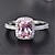 cheap Women&#039;s Jewelry-Ring Christmas Green Purple Rosy Pink 18K Gold Plated 1pc Stylish Luxury Elegant Crystal / Women&#039;s
