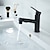 Недорогие классический-смеситель для раковины для ванной комнаты - вытяжной / выдвижной спрей гальваника / окрашенная отделка центральная часть одинарная ручка два отверстиякраны для ванны / латунь