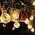 お買い得  ＬＥＤライトストリップ-屋外ソーラー led 銅線電球ストリングライト ip65 waterptoof ガーデンソーラーぶら下げライトヤードパーティーの装飾カラフルな照明 5 メートル 10 電球