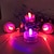 cheap Underwater Lights-10pcs LED Colorful Candle Round Waterproof Underwater Light Outdoor Battery Submersible Light For Wedding Tub Pond Pool Bathtub Aquarium Party Vase Decoration