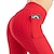 cheap Yoga Leggings &amp; Tights-Women&#039;s Leggings Sports Gym Leggings Yoga Pants Rust Red White Black Winter Summer Tights Leggings Solid Color Tummy Control Butt Lift Breathable with Phone Pocket Jacquard Clothing Clothes Yoga