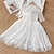 Χαμηλού Κόστους Φορέματα-Παιδιά Λίγο Κοριτσίστικα Φόρεμα Μονόχρωμο Γάμου Γενέθλια Καθημερινά Δαντέλα Με Βολάν Λευκό Ρουμπίνι Μπεζ Ως το Γόνατο 3/4 Μήκος Μανικιού Βίντατζ χαριτωμένο στυλ Κομψό Φορέματα Άνοιξη Καλοκαίρι 3-10